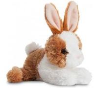 Aurora Cuddle Mini Flopsie lapin marron-blanc 20,5 cm Bruin G