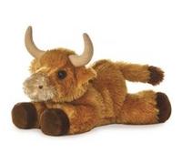 Aurora Cuddle Mini Flopsie Mac taureau 20,5 cm Bruin G