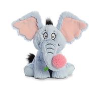 AURORA, Dr Suess 15915 Peluche éléphant Horton 30,5 cm Bleu et Rose