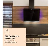 Aurora Eco 60 Hotte aspirante 550 m³/h 60 cm sans tête Lumière d'ambiance CEE A+ A++