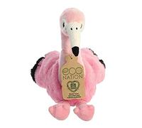 Aurora, Eco Nation 35005 Flamant Rose en Peluche 24 cm