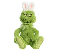 Aurora fantaisiste Dr Seuss Bunny Grinch Animal en peluche - Storytelling magique - Inspiration littraire - Green 14 pouces