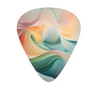 Aurora Fluid Wzywhj Prints Lot de 12 médiators en ABS pour guitare basse, ukulélé, acoustique ou électrique