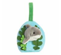 Aurora Hideouts Gris & Bleu Noir Pointe Reef Shark 22.9cm Peluche Neuf Avec Tags