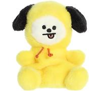 Aurora® Lovable BT21 Palm Pals™ CHIMMY Animal en peluche - Amusant à collectionner - Délicieux mignon - Jaune 12,7 cm