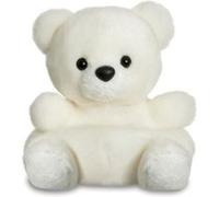 Ours en peluche - AURORA - Palm - 13 cm - Blanc - Enfant - Mixte - À partir de 2 ans - Intérieur - Peluche douce