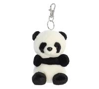 AURORA Palm Pals 34057 Panda Bambou Clip On, 10 cm, Doudou Blanc & Noir