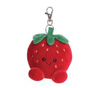 AURORA Palm Pals 34062 Juicy Strawberry Peluche à clipser Rouge 10 cm
