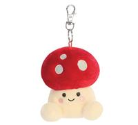 AURORA Palm Pals 34063 Amanita Champignon Clip On, 10 cm, Doudou Rouge & Beige