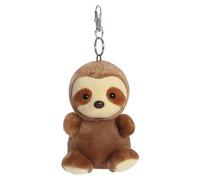 AURORA, Palm Pals 34118 Slomo Paresseux à clipser 10 cm Peluche Marron