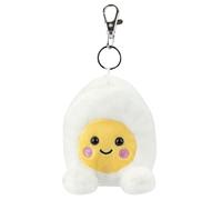 AURORA Palm Pals 61640 Peluche à clipser en forme d'œuf Blanc 10 cm