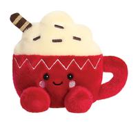 Aurora Palm Pals Cassia Chocolat Chaud 5In Jouet Doux Rouge & Blanc