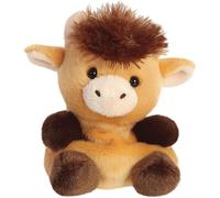 Aurora Palm Pals Hubert Highland Cow Marron 5" Super Doux Jouet En Peluche Neuf