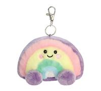 AURORA, Palm Pals Vivi Rainbow 34189 Peluche à clipser Violet 10 cm