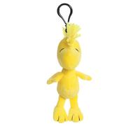 AURORA Peanuts Woodstock Key Clip 4.5 Inches - Children Keyring, Cute & Comfort Keychain, Stuffed Toy Keyrings & Keychains