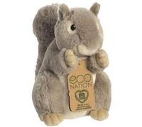 Aurora peluche Eco Nation écureuil 20,5 cm en peluche gris Gris G