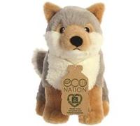 Aurora World Peluche Eco Nation Loup 24 cm Gris/Brun