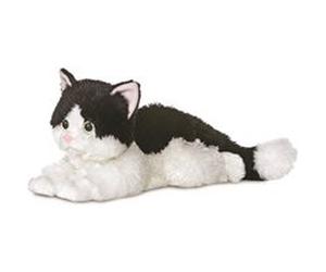 Aurora peluche Ellie Flopsie 30,5 cm noir/blanc Blanc G