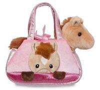 Aurora peluche Fancy Pal cheval 20,5 cm rose/brun Marron G