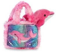 Aurora, 32824, Fancy Pal, Dolphin, 8In, Peluche, Rose and Bleue
