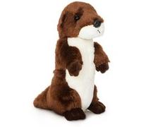 Aurora, 31704, Mini Flopsies River Otter, 8In, Jouet Souple, (Brown/White)