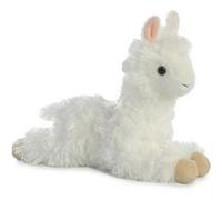 Aurora, 31767, Mini Flopsies Alpaga, 20 cm, Peluche, Blanc