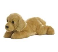 Aurora peluche Mini Flopsie Goldie labrador renard en peluche 30 cm Beige G