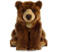 Aurora peluche Mini Yoni ours grizzly brun 38 cm Marron G
