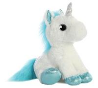 Aurora peluche Sparkle Tales Frostylicorne 30,5 cm blanc Unicorn Bleu G