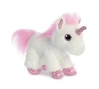 Aurora Peluche Sparkle Tales Princesse Licorne World 60854, 30 cm, Blanc (Multicolore)