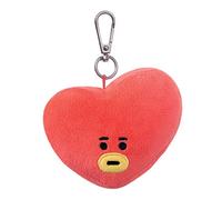 Aurora Produits officiels BT21 signés Aurora World, Peluche Porte-clés TATA, 61335, Rouge et Jaune