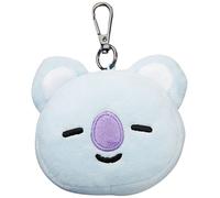 Aurora Produits officiels BT21 signés World, peluche porte-clés KOYA, 61336, bleu