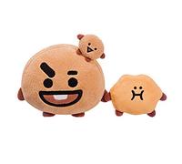 Aurora Produits Officiels BT21 signés World, Peluche SHOOKY, Moyen modèle, 61322, Marron