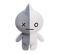 Aurora Produits Officiels BT21 signés World, Peluche Van, Moyen modèle, 61323, Gris et Blanc