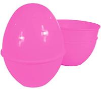 Aurora Store Coque œuf de Pâques en plastique coloré récipient Vuoto pour emballages, fêtes, événements, paquet surprise 40 x 30 cm Pasqualone Vuoto Dimensions 30 x h 40 cm Ø 30 cm (Rose)