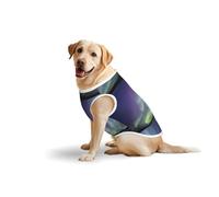 Aurora T-shirt imprimé pour chien, t-shirt extensible pour animal de compagnie, gilet sans manches en coton doux, vêtements respirants pour grands chiens (3XL, 5XL, L)