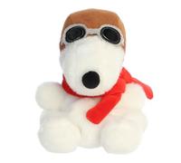 Aurora Timeless Peanuts Palm Pals Animal en peluche Flying Ace Personnages classiques Souvenirs durables Blanc 12,7 cm