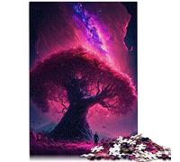 Aurora Tree Jigsaws 1000 pièces pour Adultes et Enfants par Puzzles en Carton Relax Puzzles Games-Brain Teaser Puzzle 26x38cm