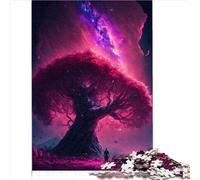 Aurora Tree Puzzle Jigsaw Puzzle Puzzles for Adults & Kids Wood Jigsaw Suitable for Adults and Teens 12+ as Gifts for The Whole Family and The 1000pcs（50x75cm）