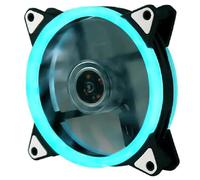 Aurora Ventilateur Refroidissement Silencieux Froid RGB Éclairage Double Face Pour Boîtier D'ordinateur Lumière Couleur LED 12cm Accessoires Montage PC(Ice blue)