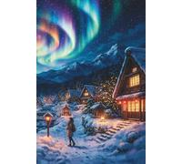 Aurora Village Notebook: 100-Page Lined Notebook for Writing, Notes, Journaling, and Daily Use