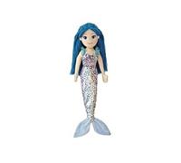 Aurora, 33067, Sea Sparkles Sirène Nerine, 46 cm, Peluche, Bleu