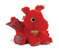 Aurora World 60858 Sparkle Tales Sizzle Dragon Peluche, Rouge, 30,5 cm