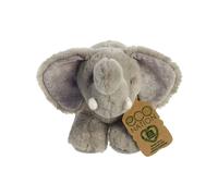 Aurora World Aurora, 35002, Eco Nation, éléphant, 25cm, peluche, Gris