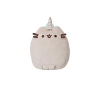 Aurora World- Aurora, 61515, Pusheenicorn Assis Petit,Peluche éco-Responsable, Gris, Grey