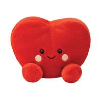 Aurora World- Aurora, 61541, Cuddle Pals Amore Heart 20cm, Peluche, Rouge, Red