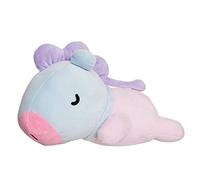 Aurora World- Aurore Aurora, 61445, BT21 Official Merchandise, MANG Mini Coussin pour bébé, Jouet Doux, Bleu et Violet, Blue & Purple