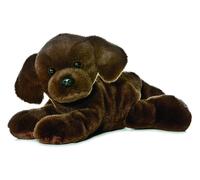 Aurora World Mini-Peluche Lil Lucky Labrador Chocolat Jouet En Peluche (Marron)