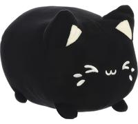 Aurora World Plush Toys Aurora, 14272, Tasty Peach Black Sesame Meowchi, 18cm, Peluche éco-friendly, Noir