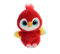 Aurora YooHoo Lora Scarlet Macaw Peluche 5In 61084 Rouge